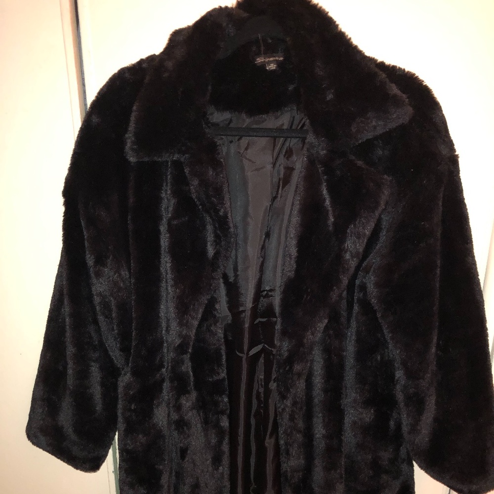 Black Fur Coat